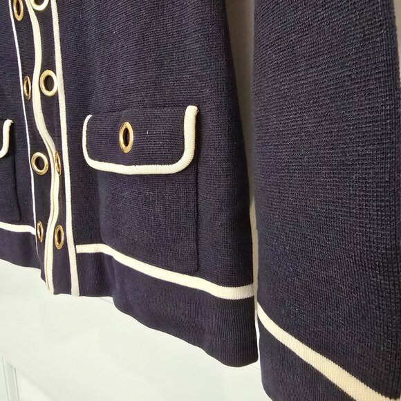 Doncaster Navy Blue and Gold Jacket - Picture 4 of 8